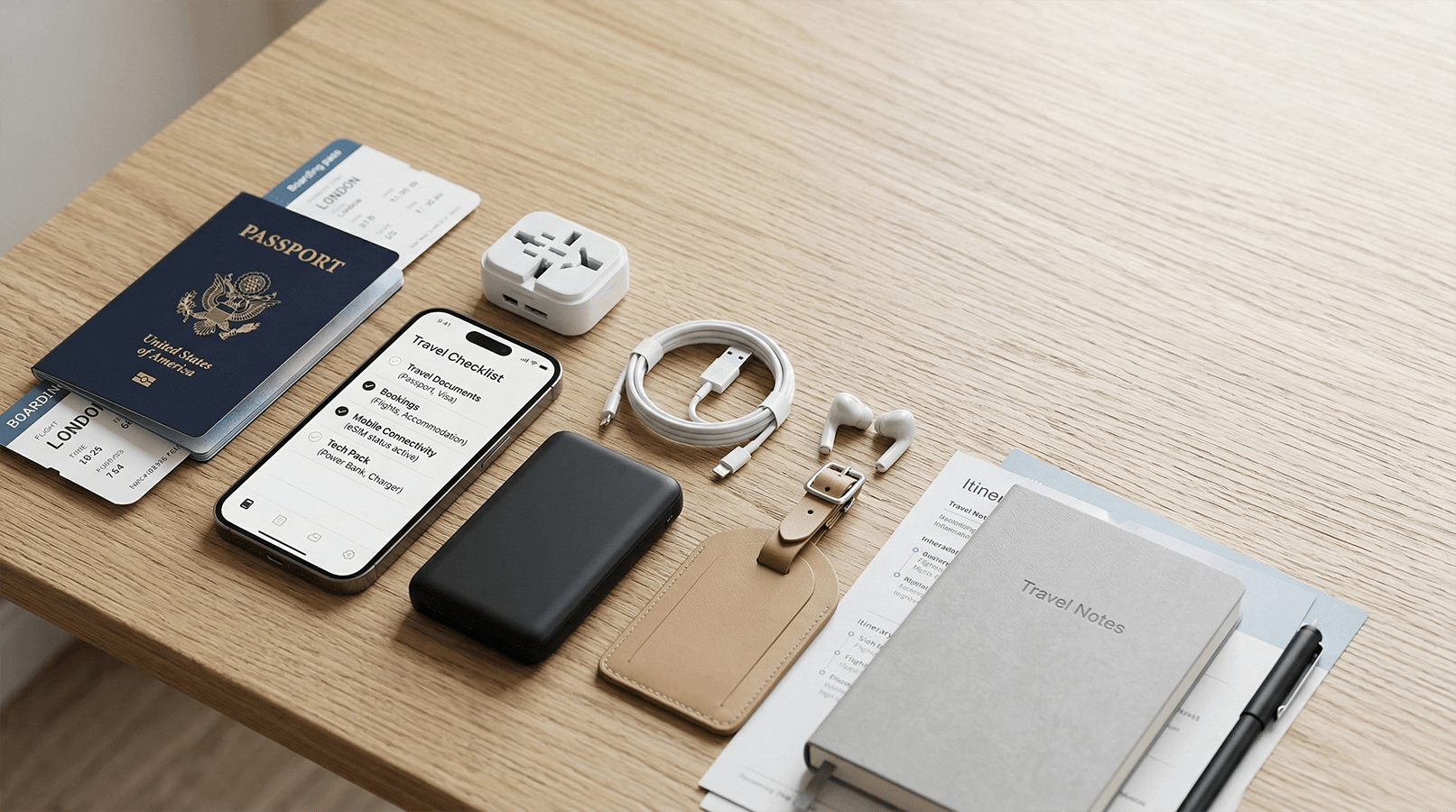 Pre-Departure Travel Checklist: Tech, Documents & Mobile Connectivity