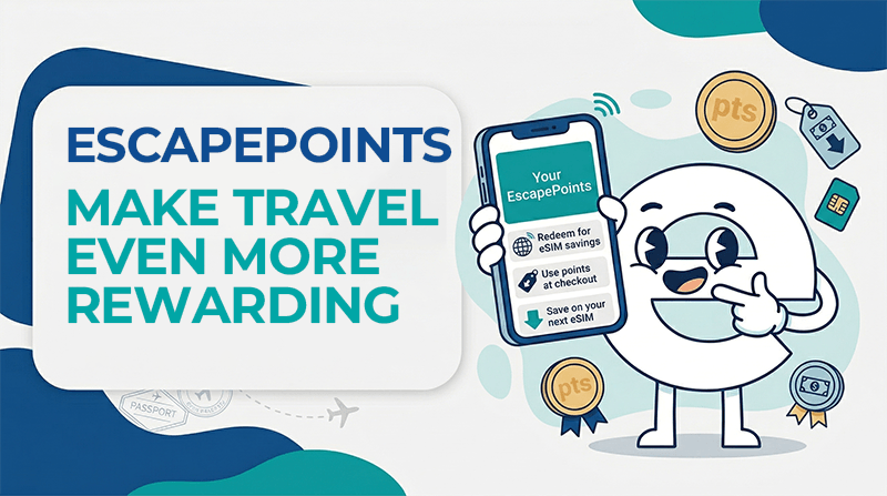Earn EscapePoints on every purchase